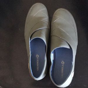 Safe green Merrell vertiver shoes